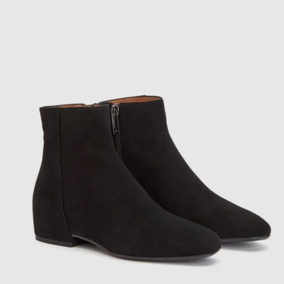 Aquatalia Ulyssa Waterproof Suede Ankle Boots with Hidden Wedge 9.5 - Picture 1 of 9